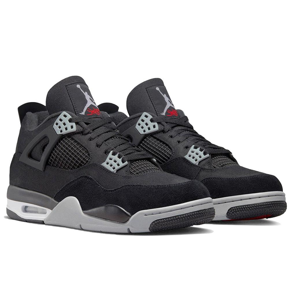 Air Jordan  4 Retro SE Black Canvas - image 2 of 6