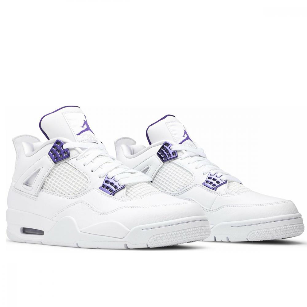 AIR JORDAN 4 RETRO PURPLE METALLIC - image 2 of 5