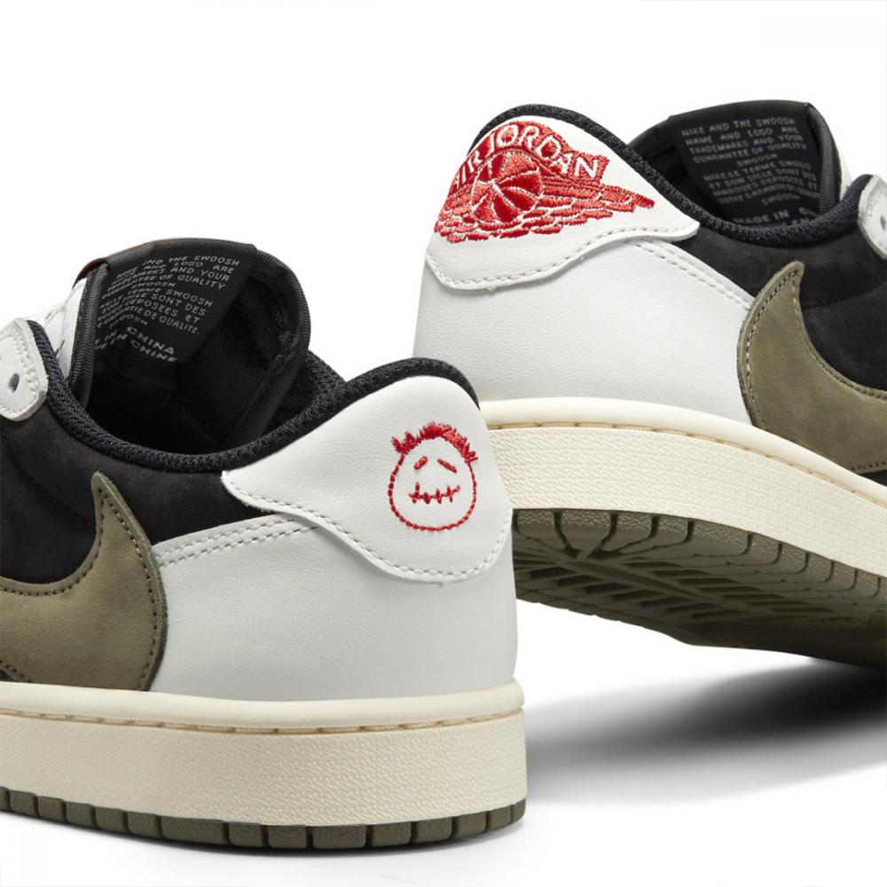 AIR JORDAN 1 RETRO LOW X TRAVIS SCOTT OLIVE - image 6 of 11