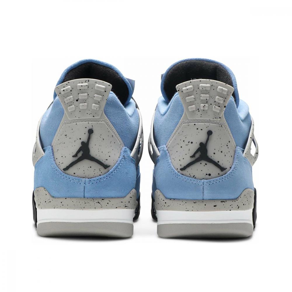 AIR JORDAN 4 RETRO UNIVERSITY BLUE - image 4 of 5