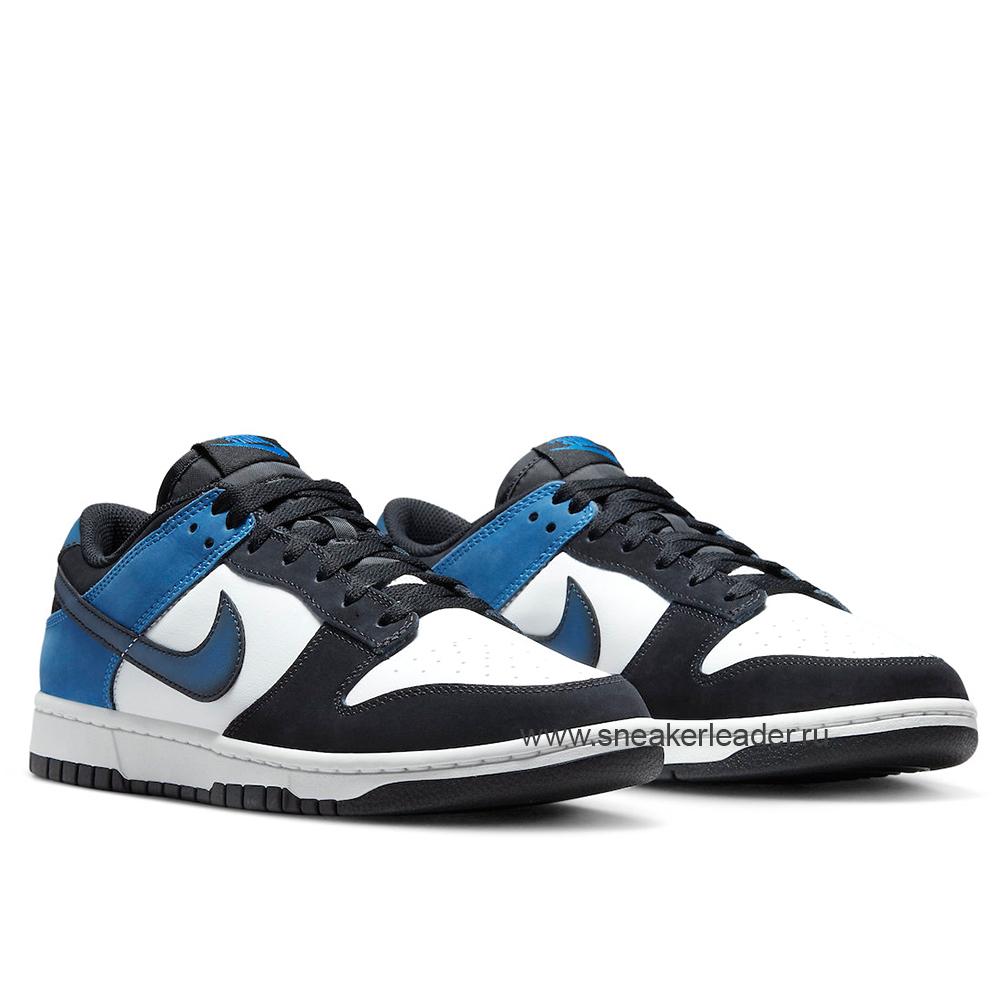 Dunk Low Airbrush Industrial Blue - image 2 of 8
