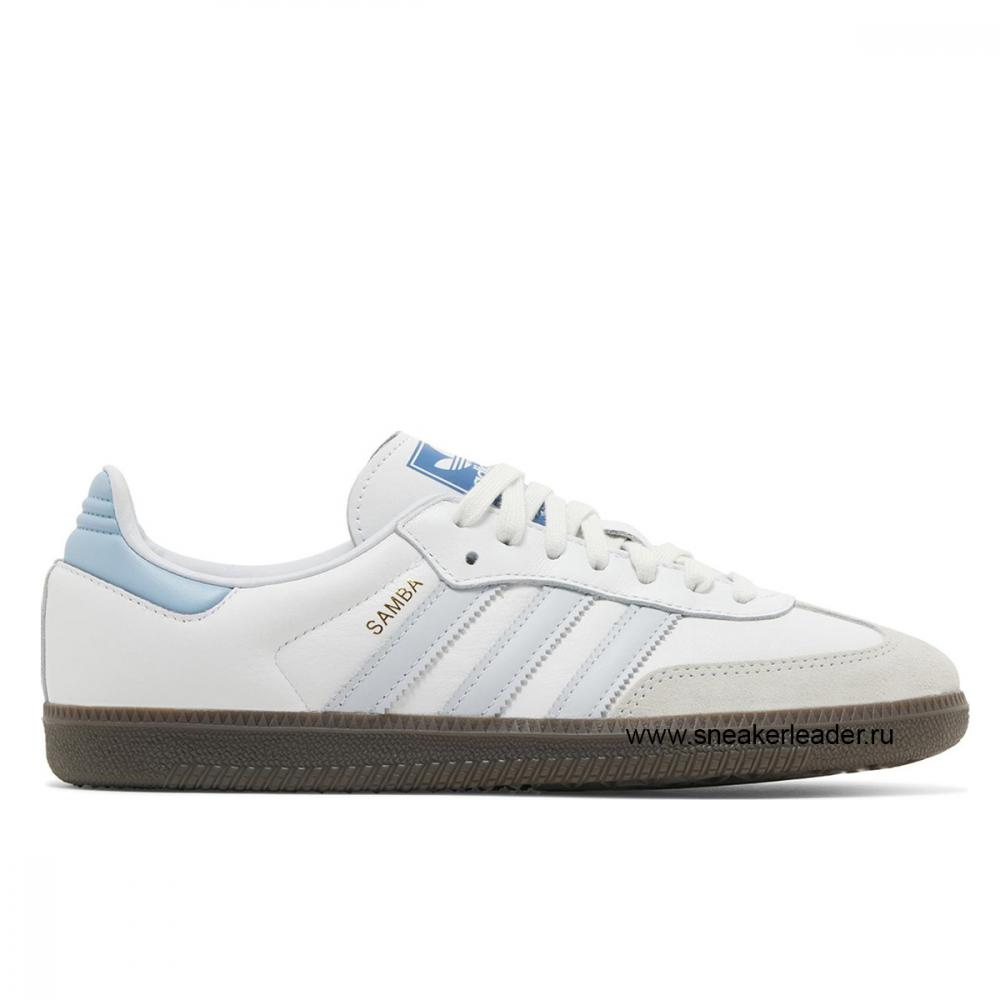 Adidas Samba OG White Halo Blue - image 1 of 8