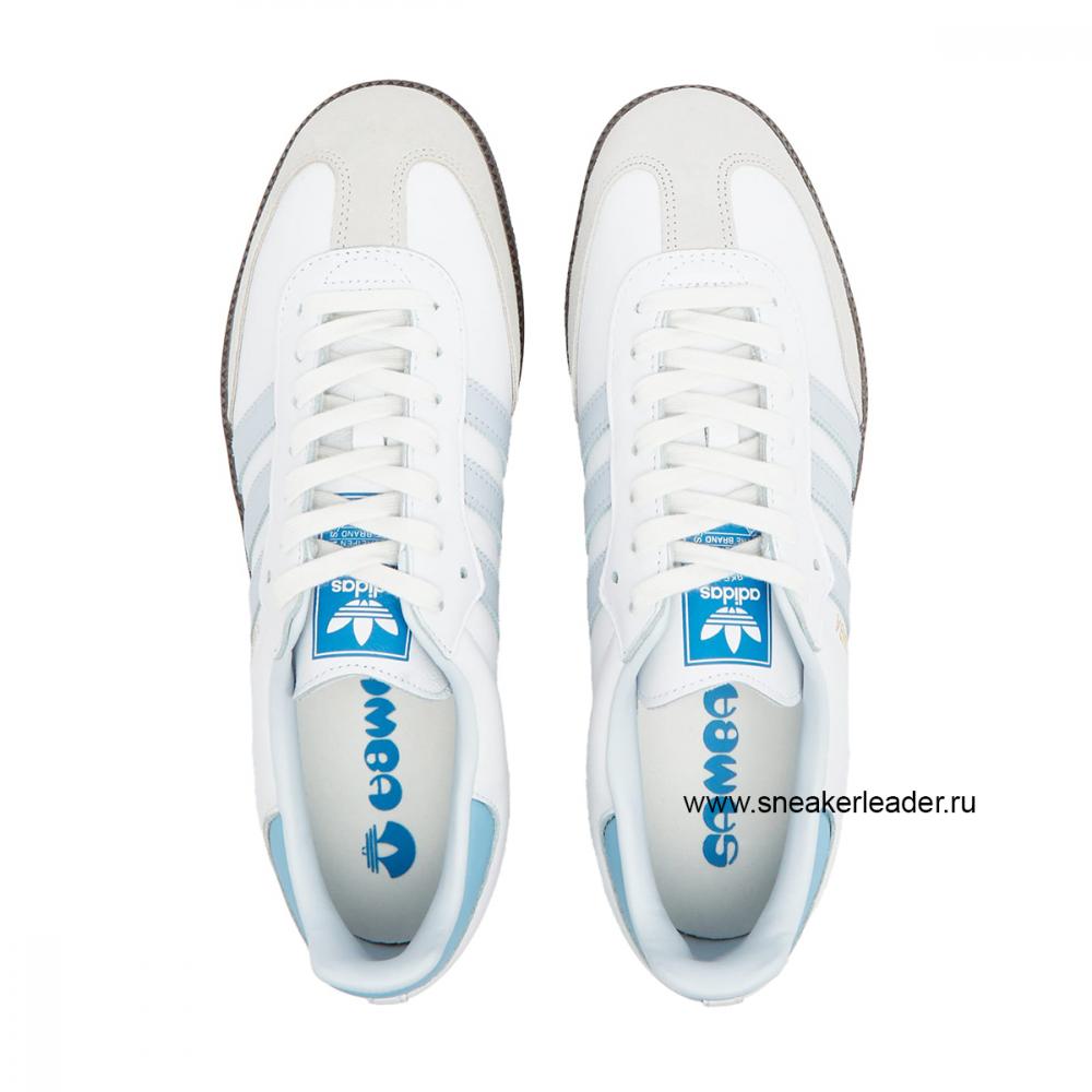 Adidas Samba OG White Halo Blue - image 5 of 8