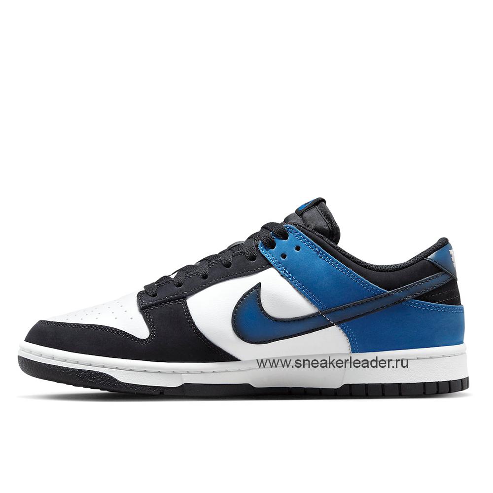 Dunk Low Airbrush Industrial Blue - image 3 of 8