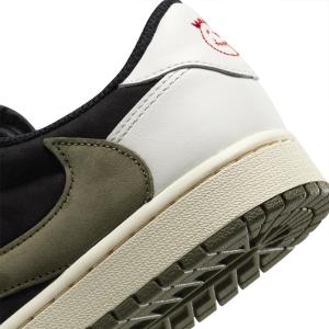 AIR JORDAN 1 RETRO LOW X TRAVIS SCOTT OLIVE - thumbnail image 4 of 11
