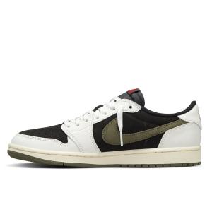 AIR JORDAN 1 RETRO LOW X TRAVIS SCOTT OLIVE - thumbnail image 2 of 11