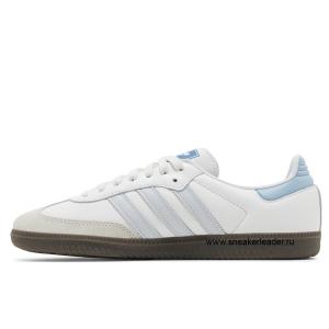Adidas Samba OG White Halo Blue - thumbnail image 2 of 8